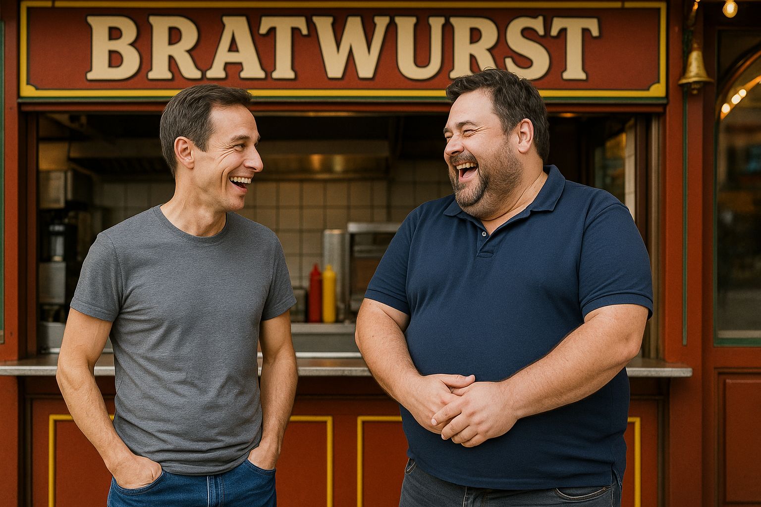 Mann zwischen Sofa und Waldweg – Symbolbild für Training im Alltag